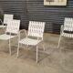 Lot de 4 chaises de jardin Emu 1970