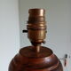 Art Deco lamppost with tablet, wooden