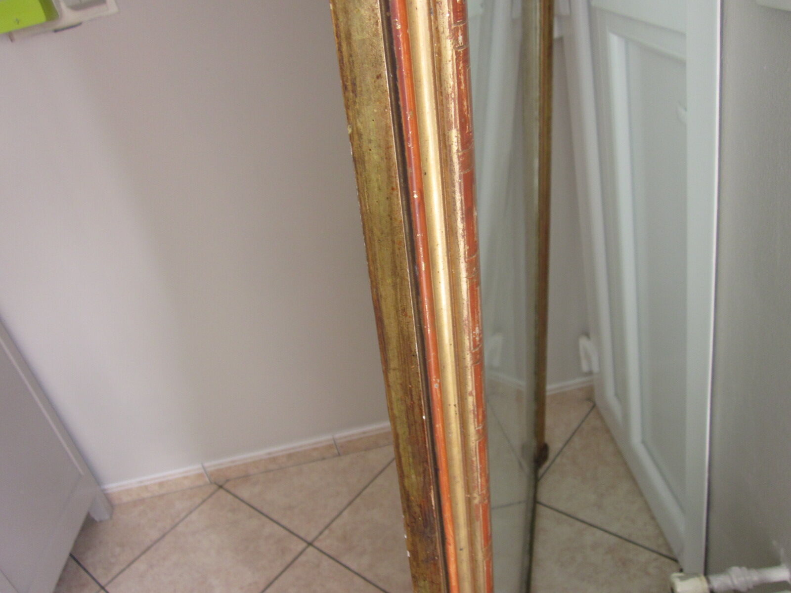 large mirror gilded XIX 2mx120cm