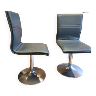 2 60s style office chairs