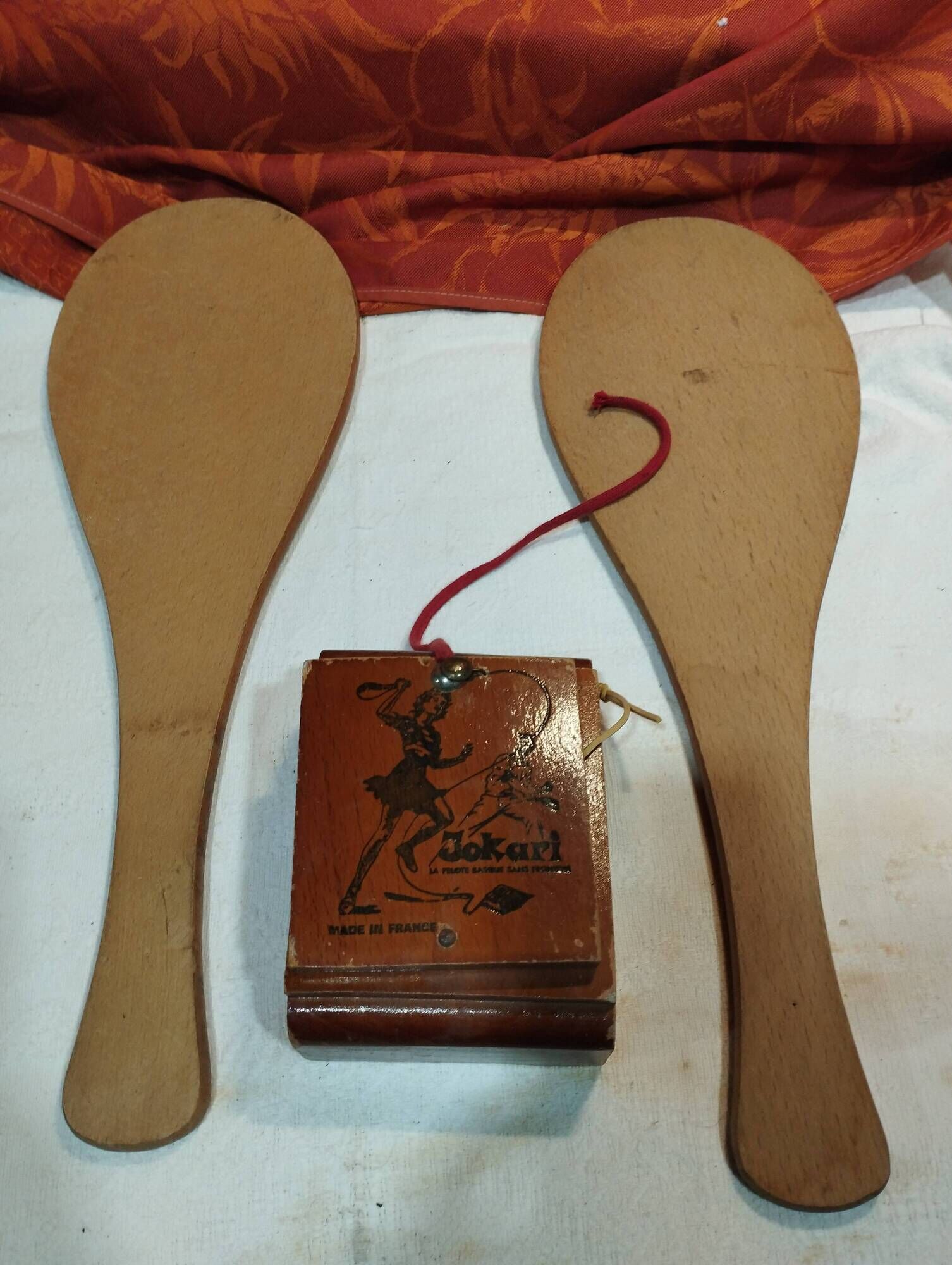 old wooden game: Jokari Adult - made in France