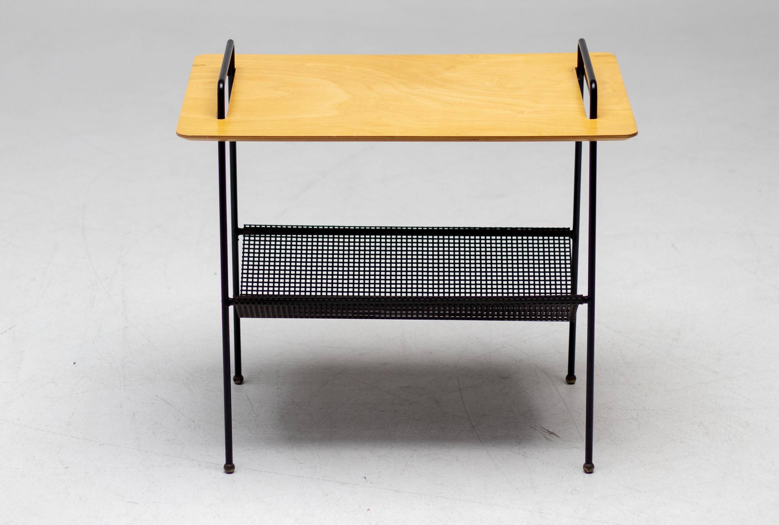 Table d'appoint Cees Braakman Pastoe dutch design industriel mi-siècle moderne 1955