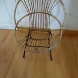 Rattan armchair