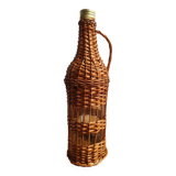 Wicker rattan woven bottle