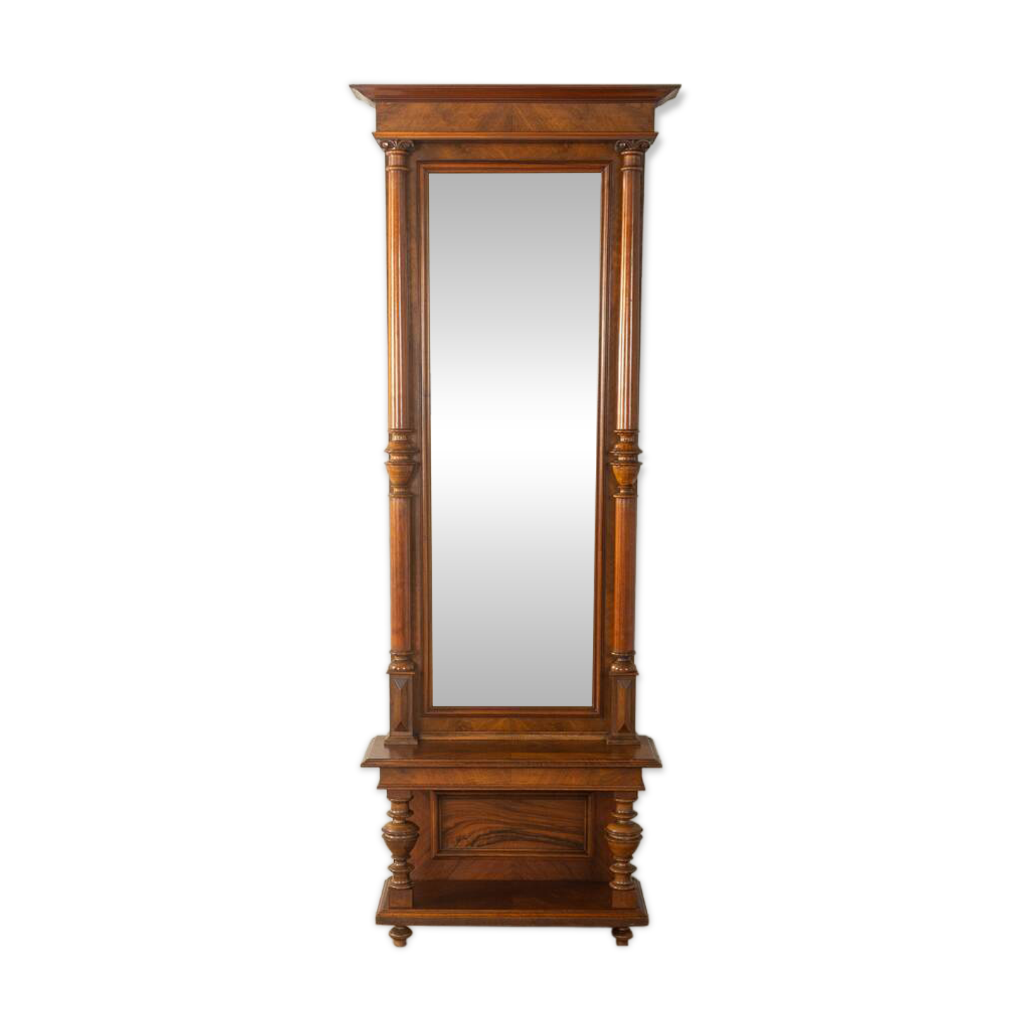 Classic standing mirror from the Gründerzeit period around 1880