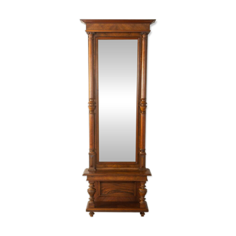 Classic standing mirror from the Gründerzeit period around 1880