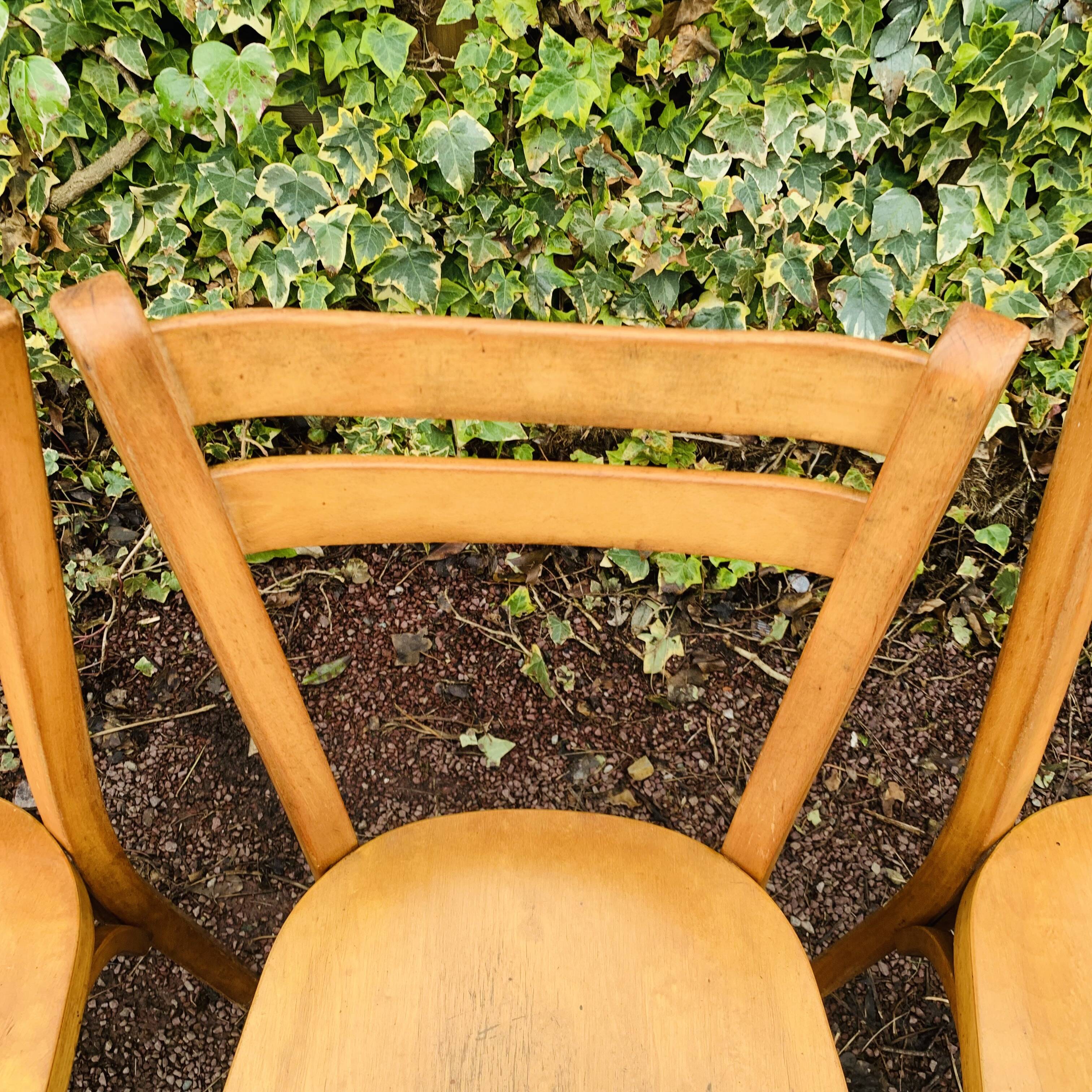 Set of 6 60s bistro chairs