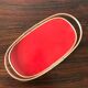 Red and golden tray
