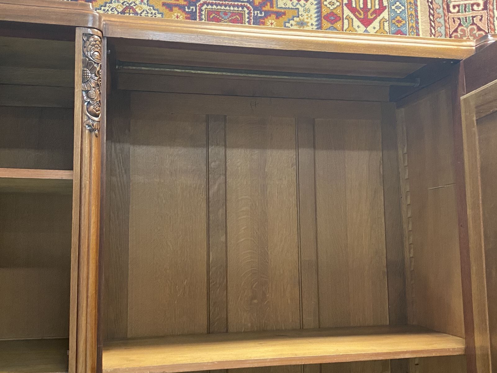 Dressing art deco walnut wardrobe