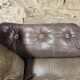 Vintage leather lounge chair 1960