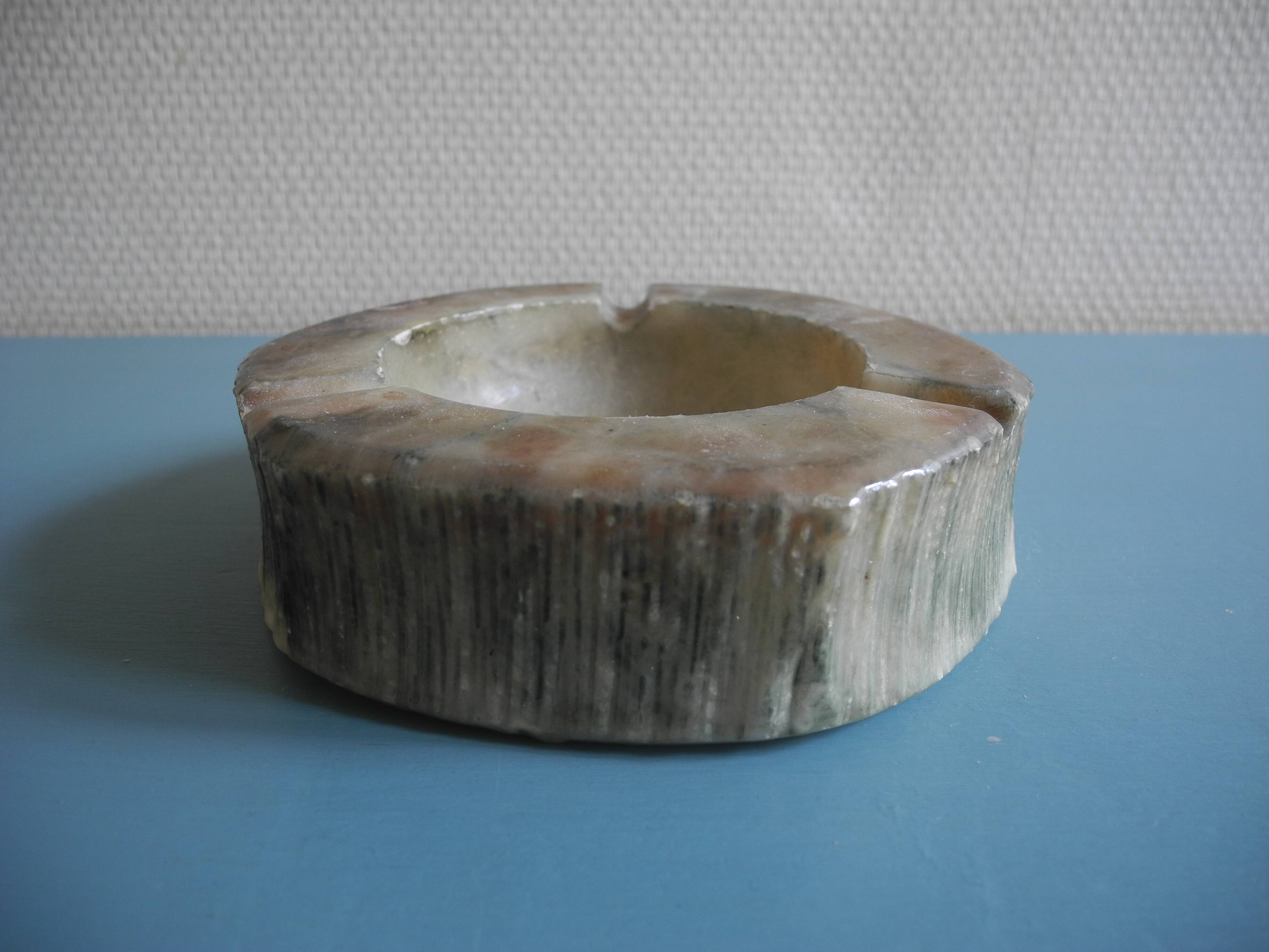 Old alabaster ashtray retro vintage decor alabaster ashtray 60s