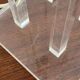 Vintage lamp by David Lange, crystal model in plexiglass.