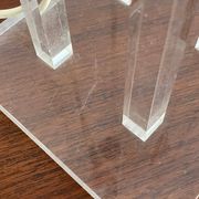Vintage lamp by David Lange, crystal model in plexiglass.
