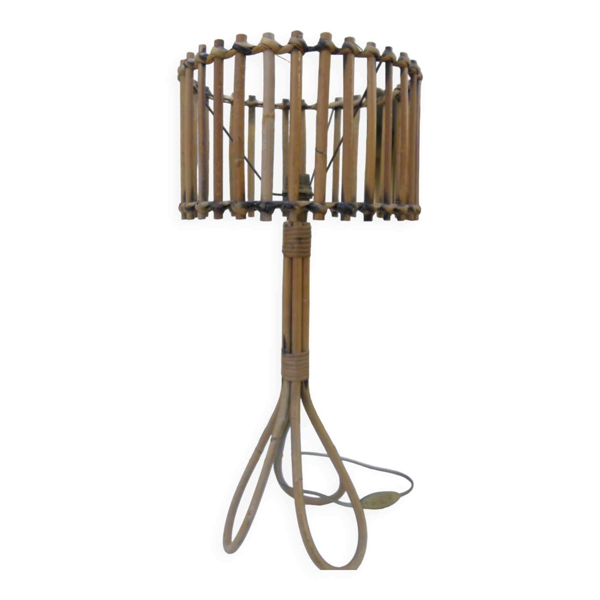 Rattan lamp year 50 60