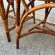 Pair of rattan chairs and vintage cannage from the 70s