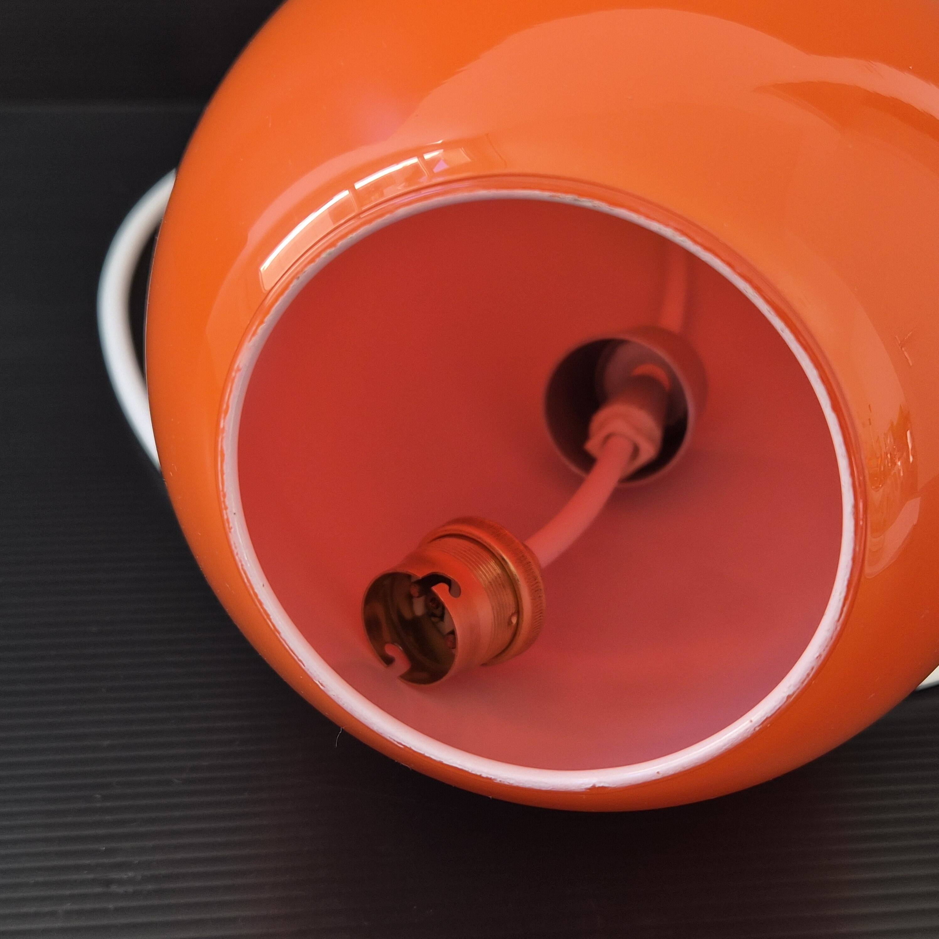 Scandinavian drop pendant light 1960