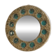 Vintage Scandinavian ceramic mirror 1960