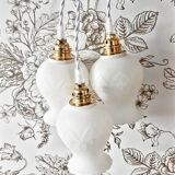 White opaline lamp