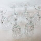 Vintage cut crystal wine glass Cristal d'Arques Chantelle Lady victoria