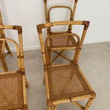 Vintage rattan canning chairs