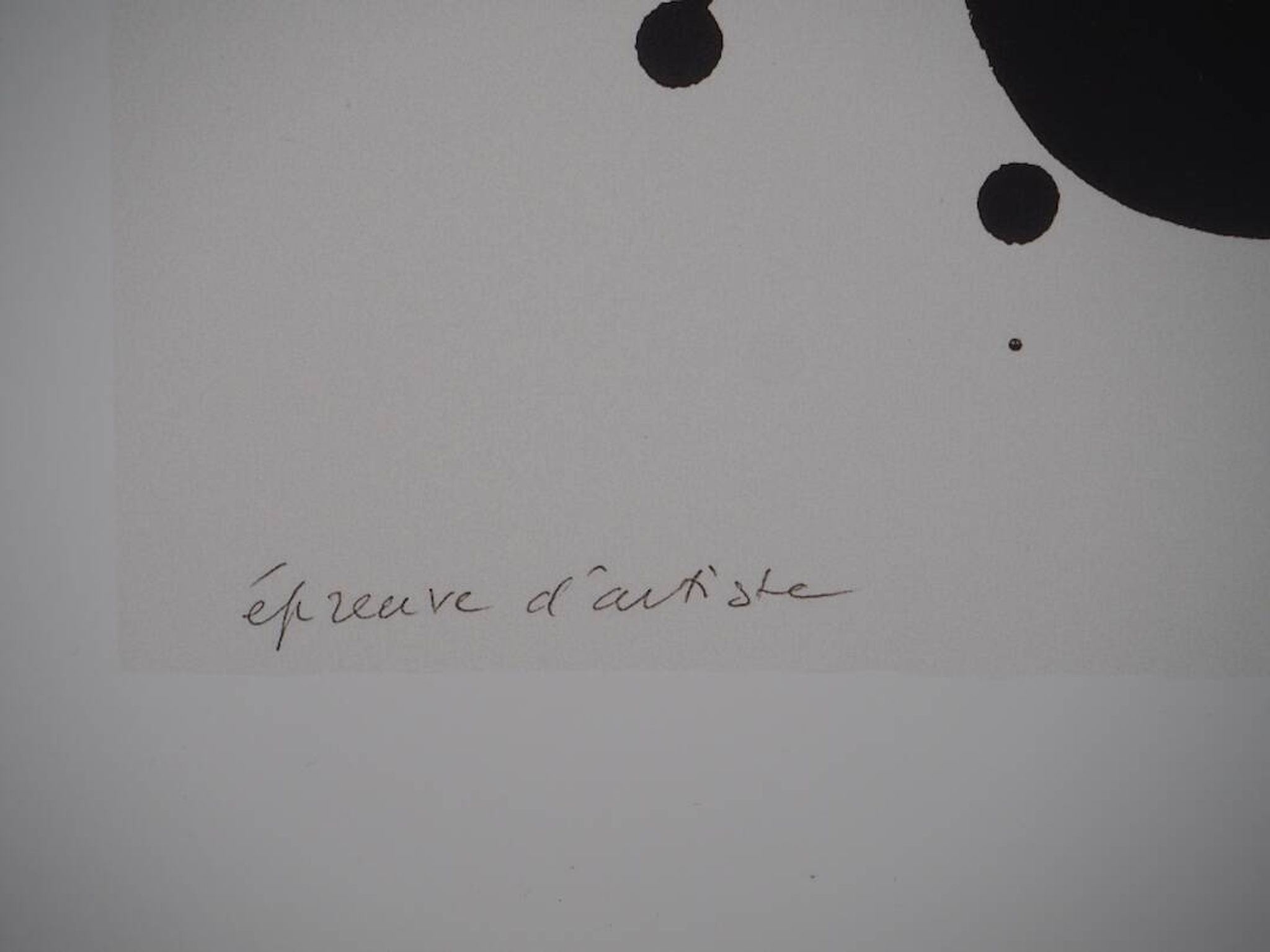 Pierre Soulages: Lithograph No. 29 - Original signed poster