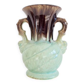Antique blue vase - numbered