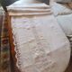 Antique linen cloth monogrammed CP