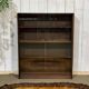 1970s English display cabinet in mahogany