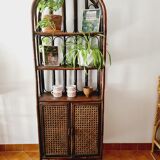 Rattan shelf