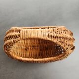 Vintage wicker gondola basket