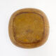 Longchamp mid-century ashtray in glazed ceramic and leather - France 1950s