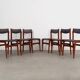 Set of six teak chairs, Danish design, 1960s, production: Denmark