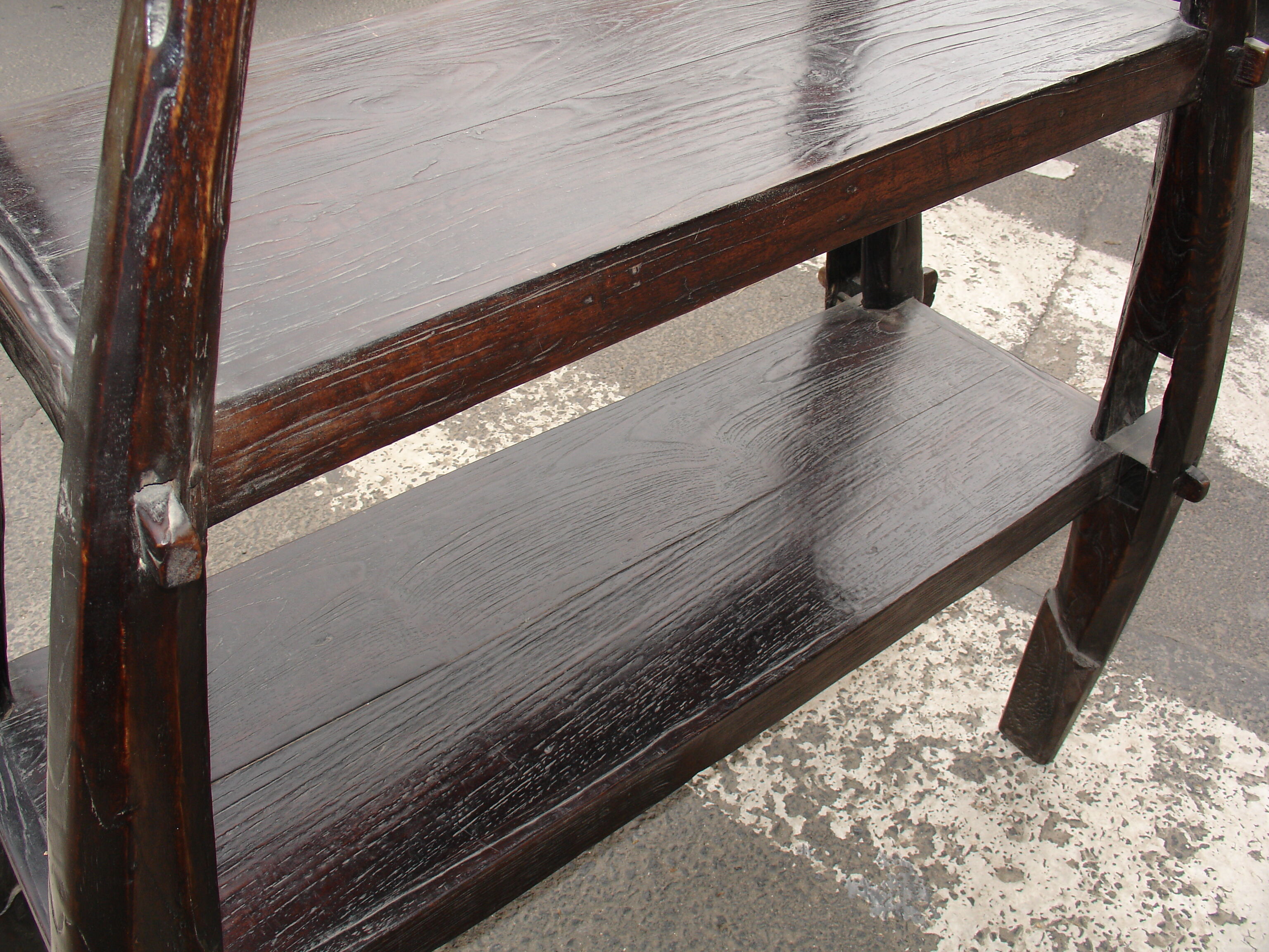 Folk Art Console in Mulberry