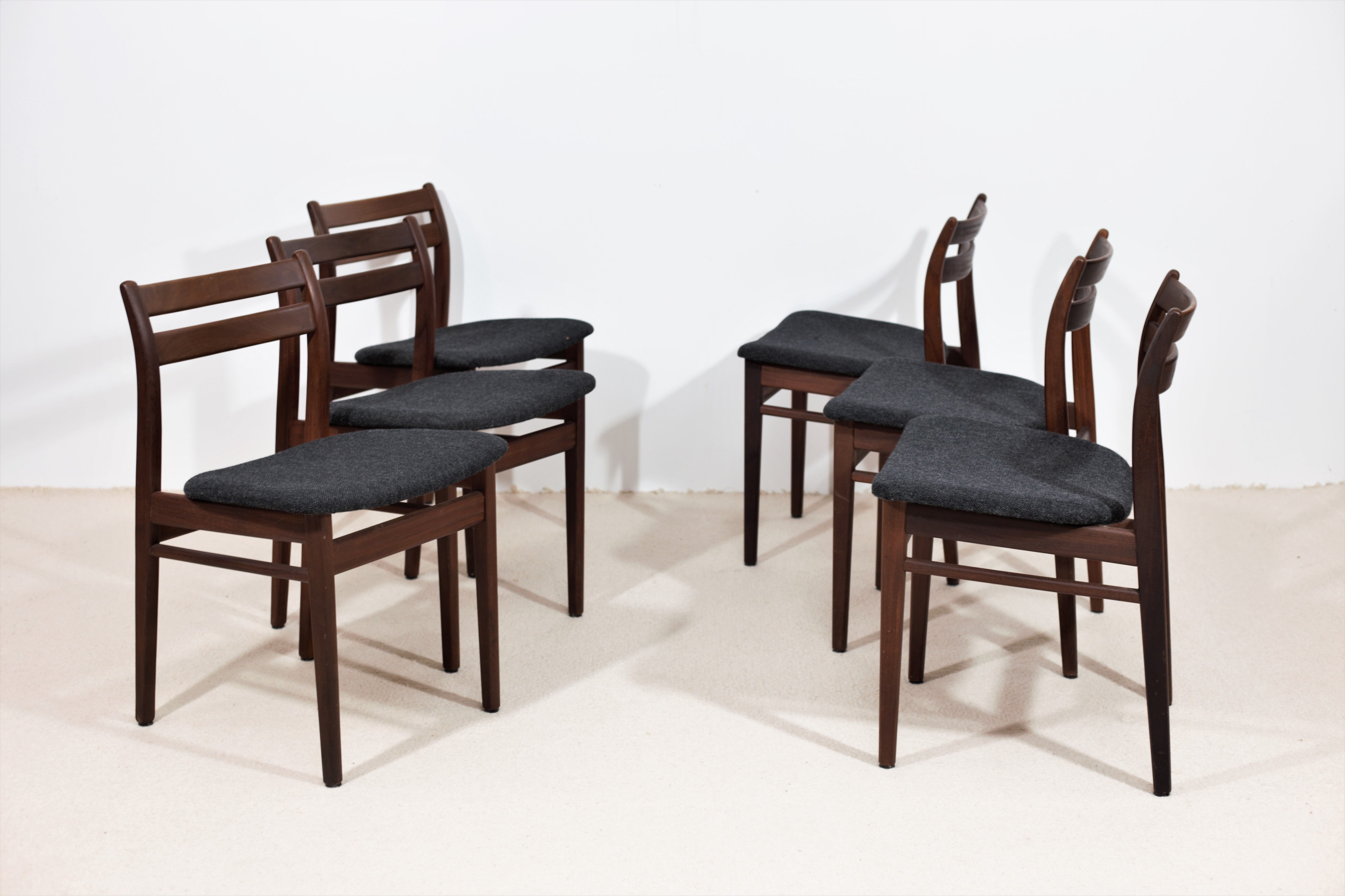 Mid-century teak chairs