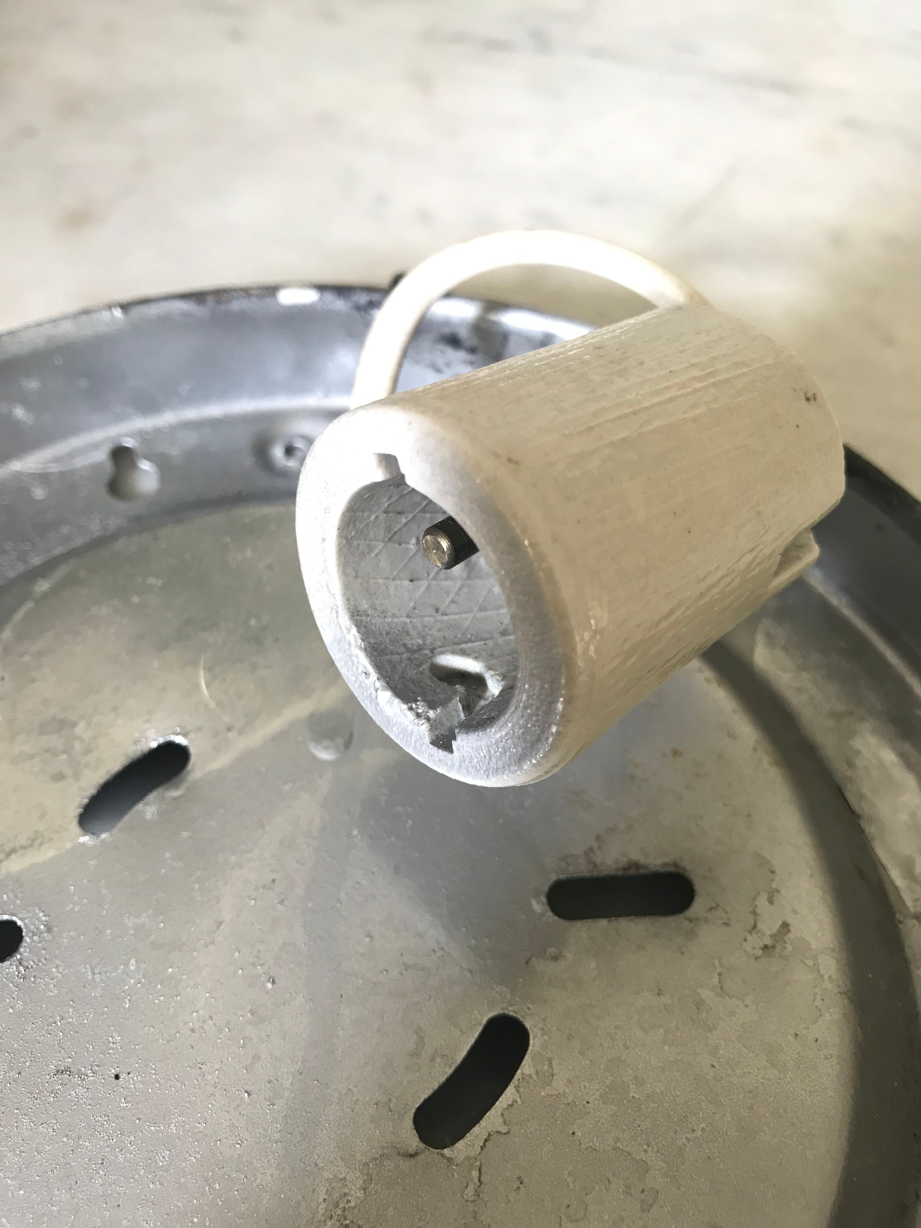 Vintage glass urchin 25 cm