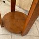 Guéridon art déco 1920 en bois massif