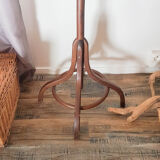 Rustic wood vintage coatrack