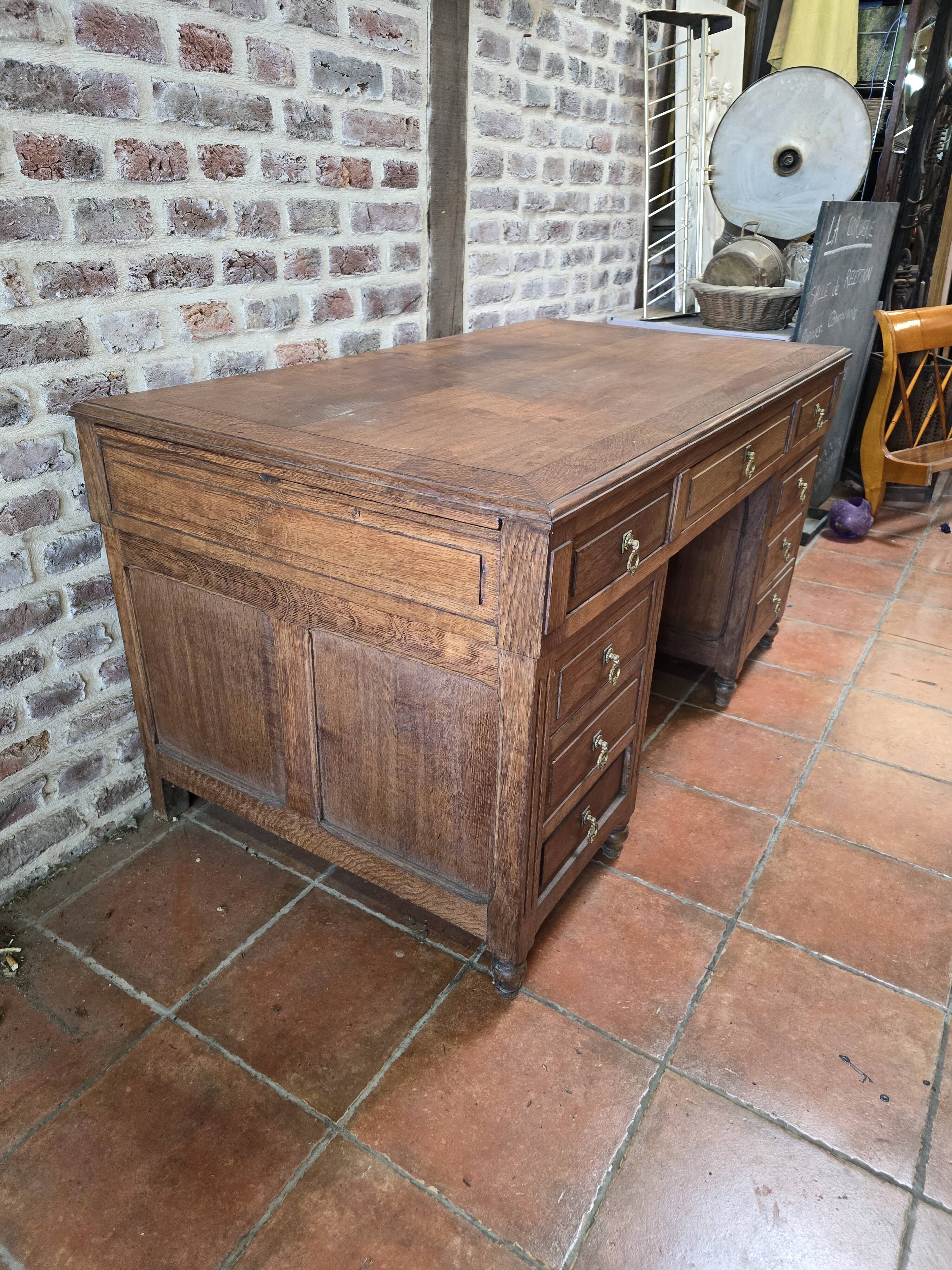 Oak minister's desk