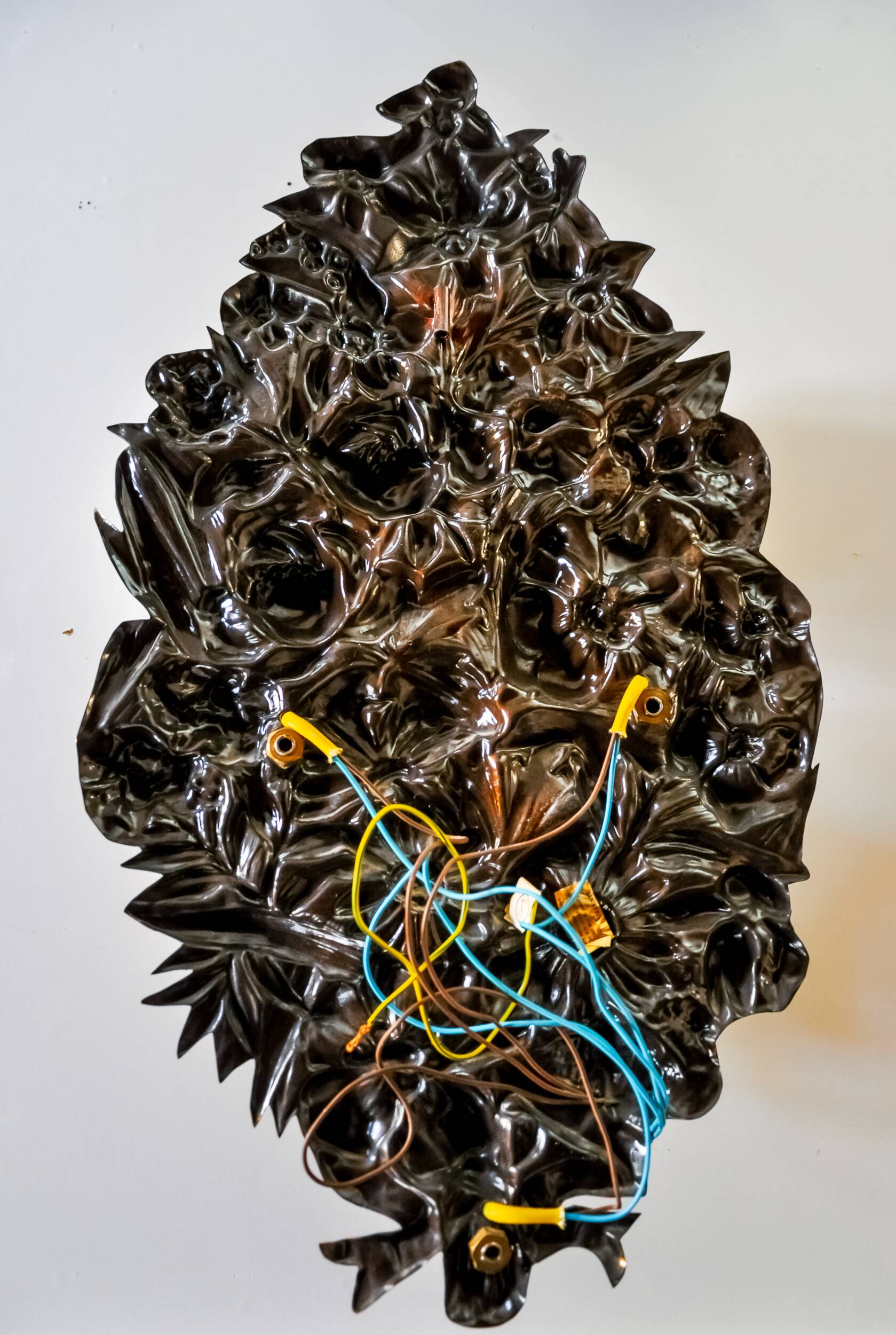 Pair of Frolaes sconces by Italo Valenti, brass Spain 197