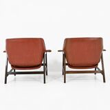 Set of 2 “849” Armchairs by Gianfranco Frattini for Cassina, 1950s