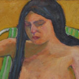 Female nude oil on canvas