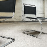 Pair of chair MR10 Mies van der rohe