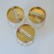 1 / 3 hand blown bubble glass sconce lamps / redesign gold ceiling lighting