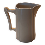 Beige art nouveau pitcher 19 century