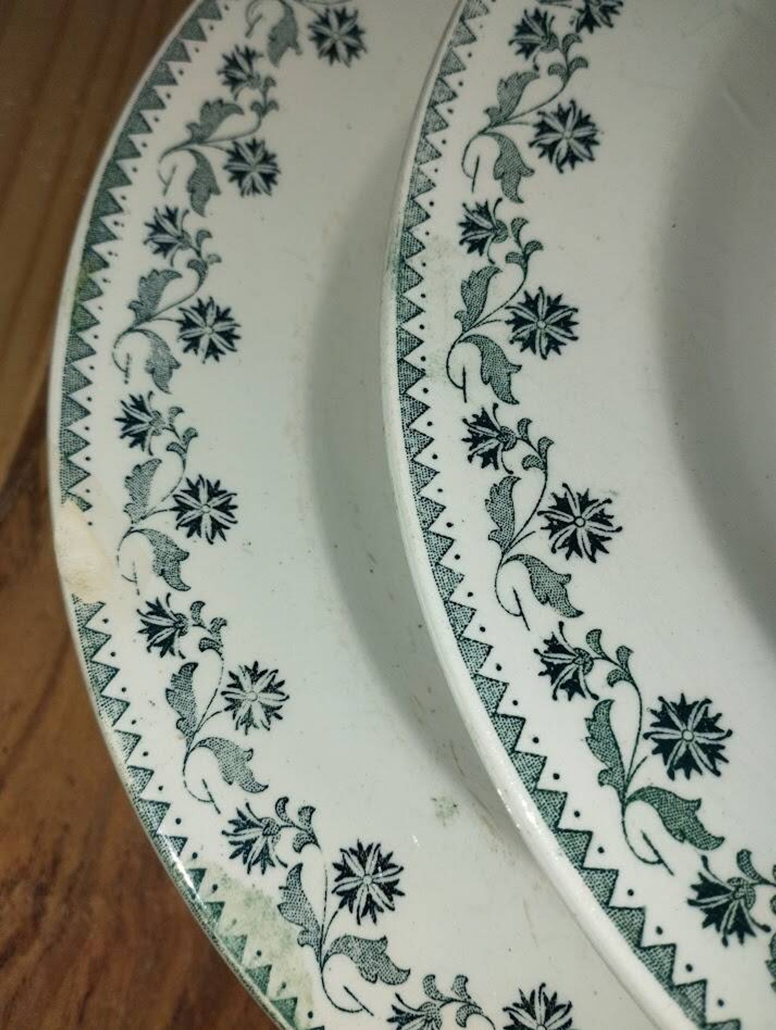 Assiettes Creuses “Georgette” Terre de Fer (6 pièces)