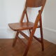 Wooden folding chair 50s