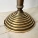Bronze lamp "acorns" 50s, vintage naturalist light fixture