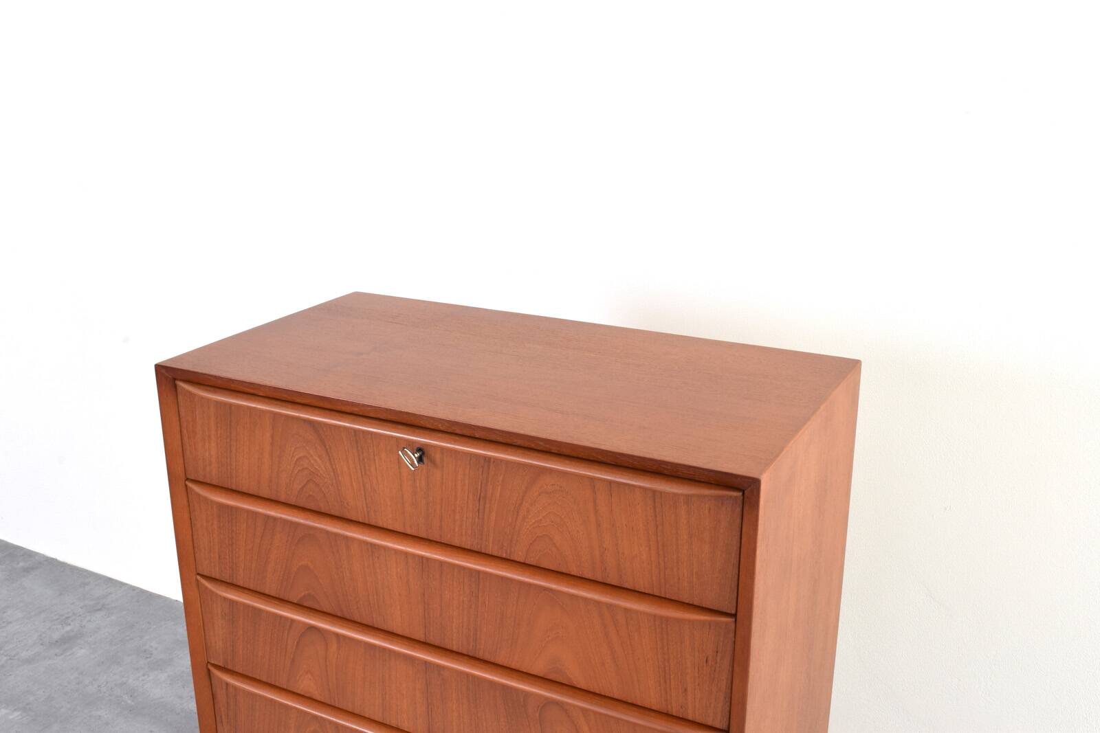 Mid-Century Danish Teak Chest of Drawers, 1960s.