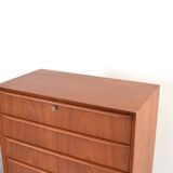Mid-Century Danish Teak Chest of Drawers, 1960s.