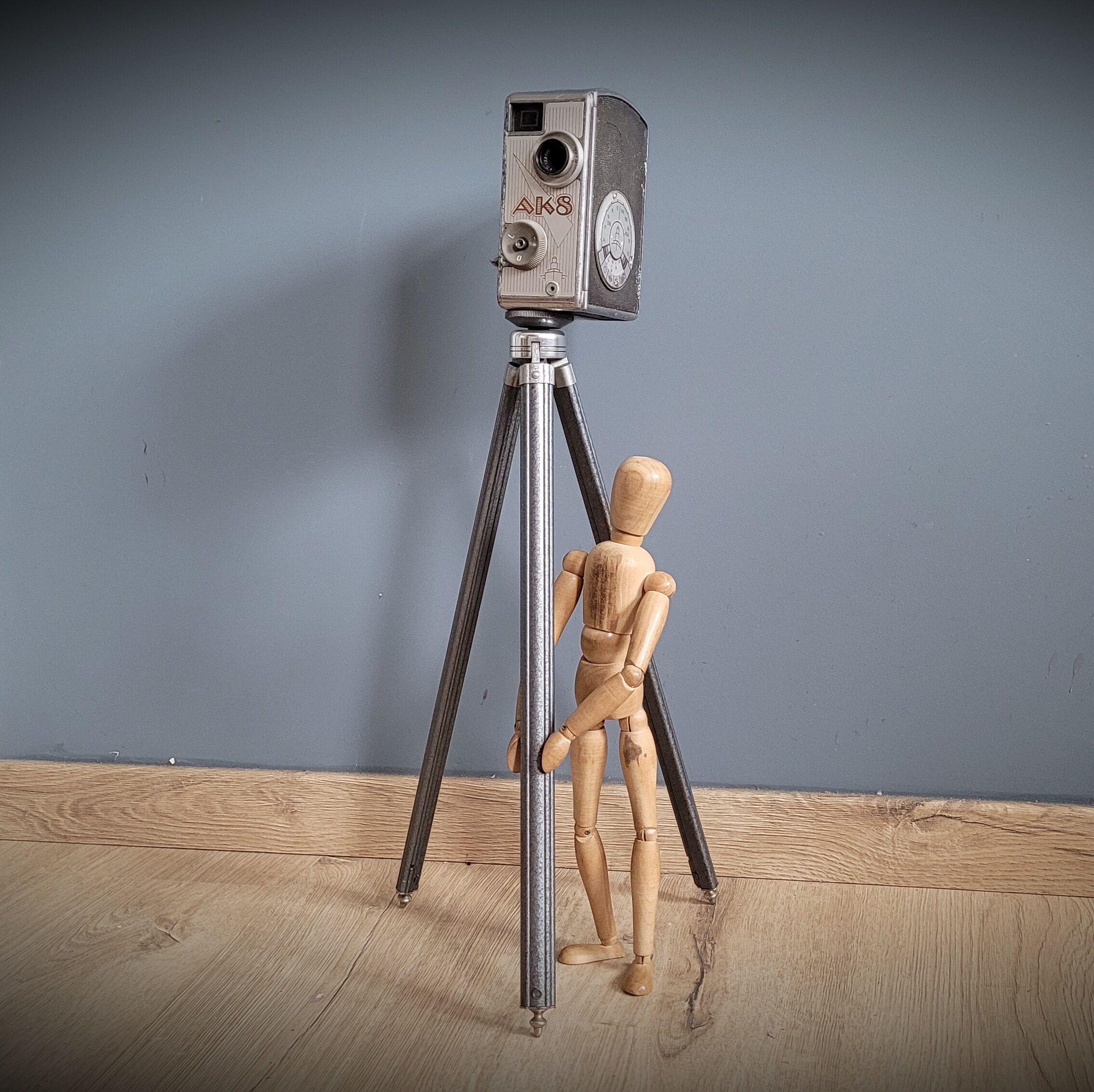 AK8 camera on tripod